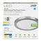 Feit Electric Feit EDGELIT 1.1 in. H X 15 in. W X 15 in. L Nickel Silver LED Flat Panel Light Fixture FP15/4WY/NK - alternate 1